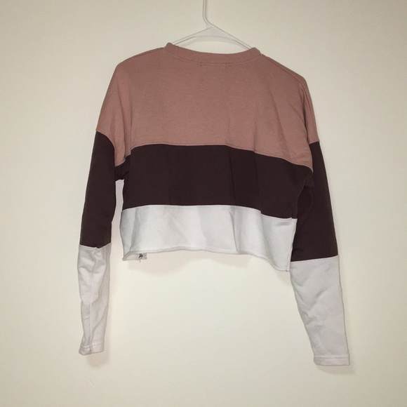 LAST CHANCE Missguided Color Block Sweatshirt - Picture 2 of 3